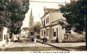 Marengo - Mairie et Eglise - 1940